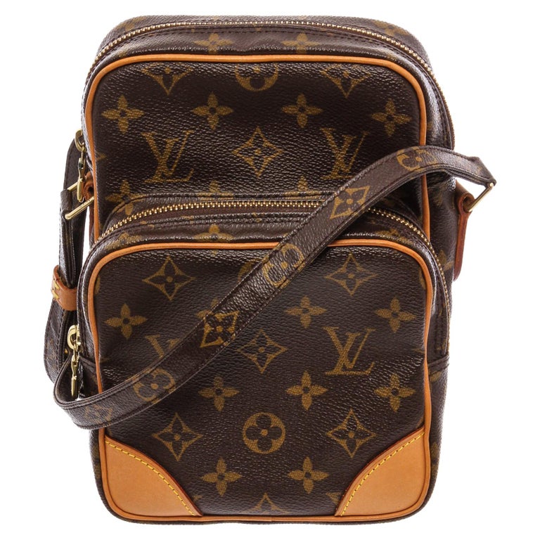 Louis Vuitton Monogram Canvas Leather Amazone Crossbody Bag For Sale at 1stdibs