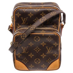 Louis Vuitton Monogram Canvas Leather Amazone Crossbody Bag 