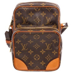 Louis Vuitton Monogram Canvas Leather Amazone Crossbody Bag 