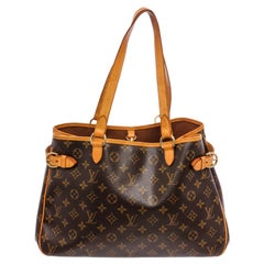 Louis Vuitton Monogram Canvas Leather Batignolles Horizontal Bag 