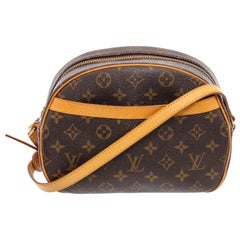 Louis Vuitton Monogram Canvas Leather Blois Crossbody Bag 