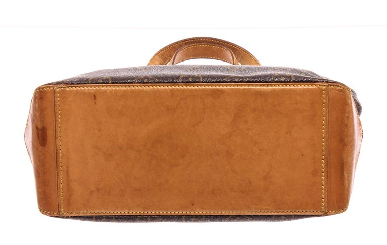 Louis Vuitton Monogram Canvas Leather Cabas Piano Shoulder Bag at 1stDibs