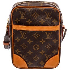 Louis Vuitton Monogram Canvas Leather Danube Crossbody Bag 