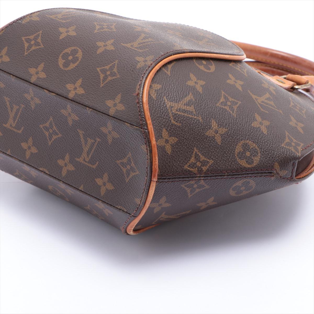 Women's Louis Vuitton Monogram Canvas Leather Ellipse PM Bag For Sale