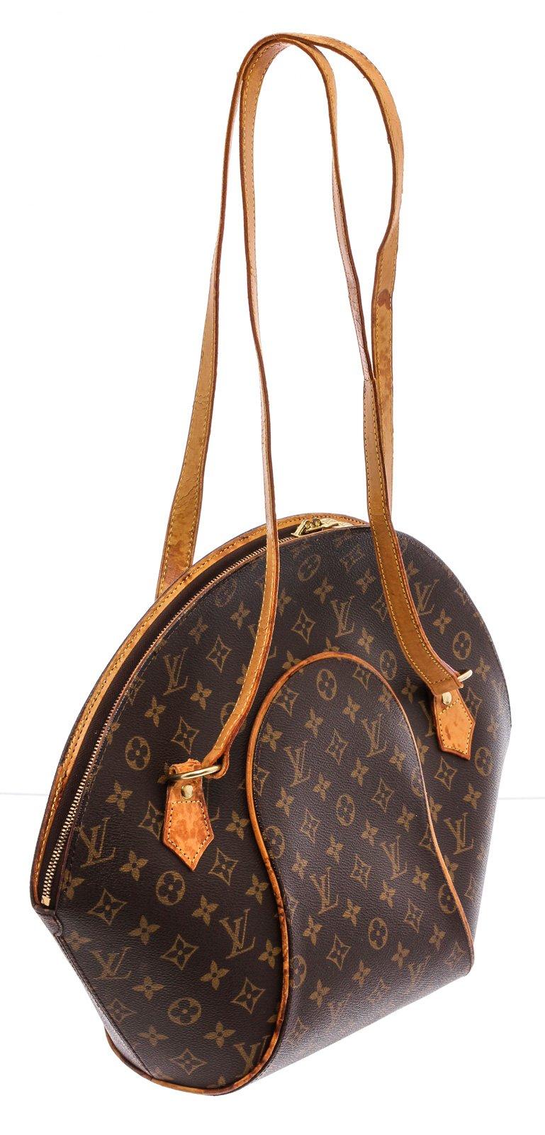 Louis Vuitton Monogram Canvas Leather Ellipse Shopper Bag 2