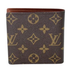 Louis Vuitton Monogram Canvas Leather LV Marco Bifold Wallet LV-0813N-0004
