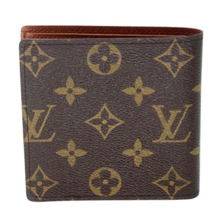Men's Louis Vuitton LV Monogram Bifold Wallet Card Holder Leather