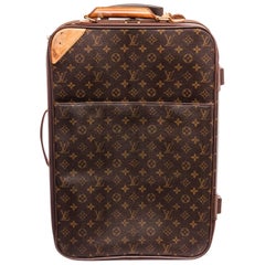 Louis Vuitton Monogram Canvas Leather Pegase 55 cm Luggage