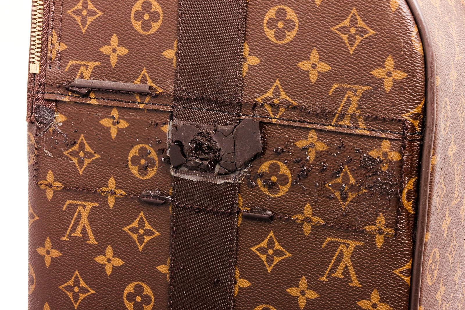 Louis Vuitton Monogram Segeltuch Leder Pegase 70 cm Reisegepäck 3
