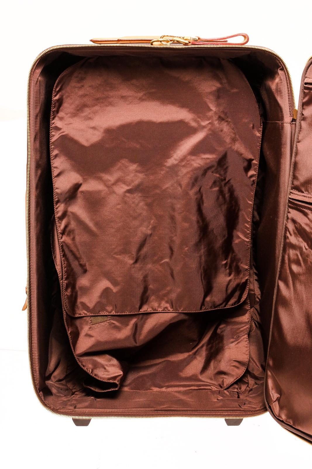 Louis Vuitton Monogram Segeltuch Leder Pegase 70 cm Reisegepäck 4