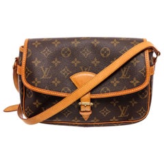 Louis Vuitton Monogram Canvas Leather Sologne Crossbody Bag 
