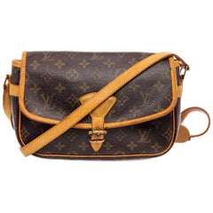 Louis Vuitton Monogram Canvas Leather Sologne Crossbody Bag 