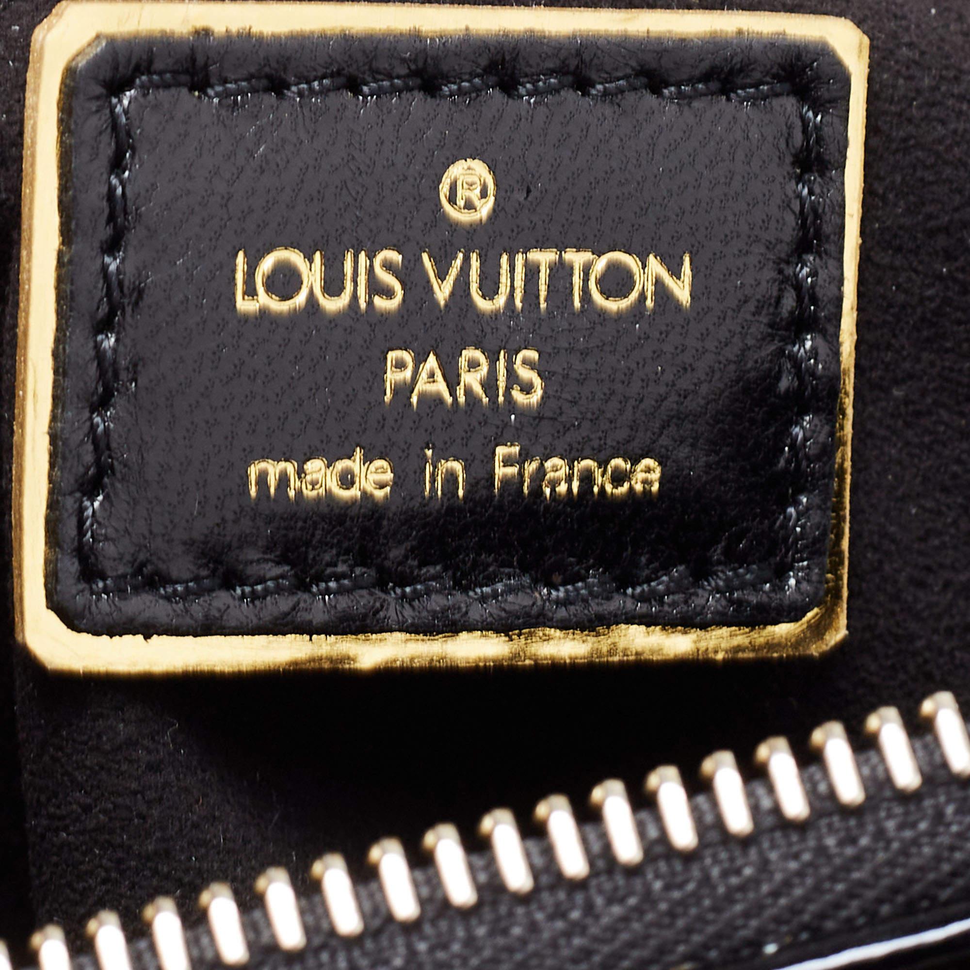 Louis Vuitton Monogram Canvas, Leopard Calfhair and Karung Trimmed Adele Bag 5