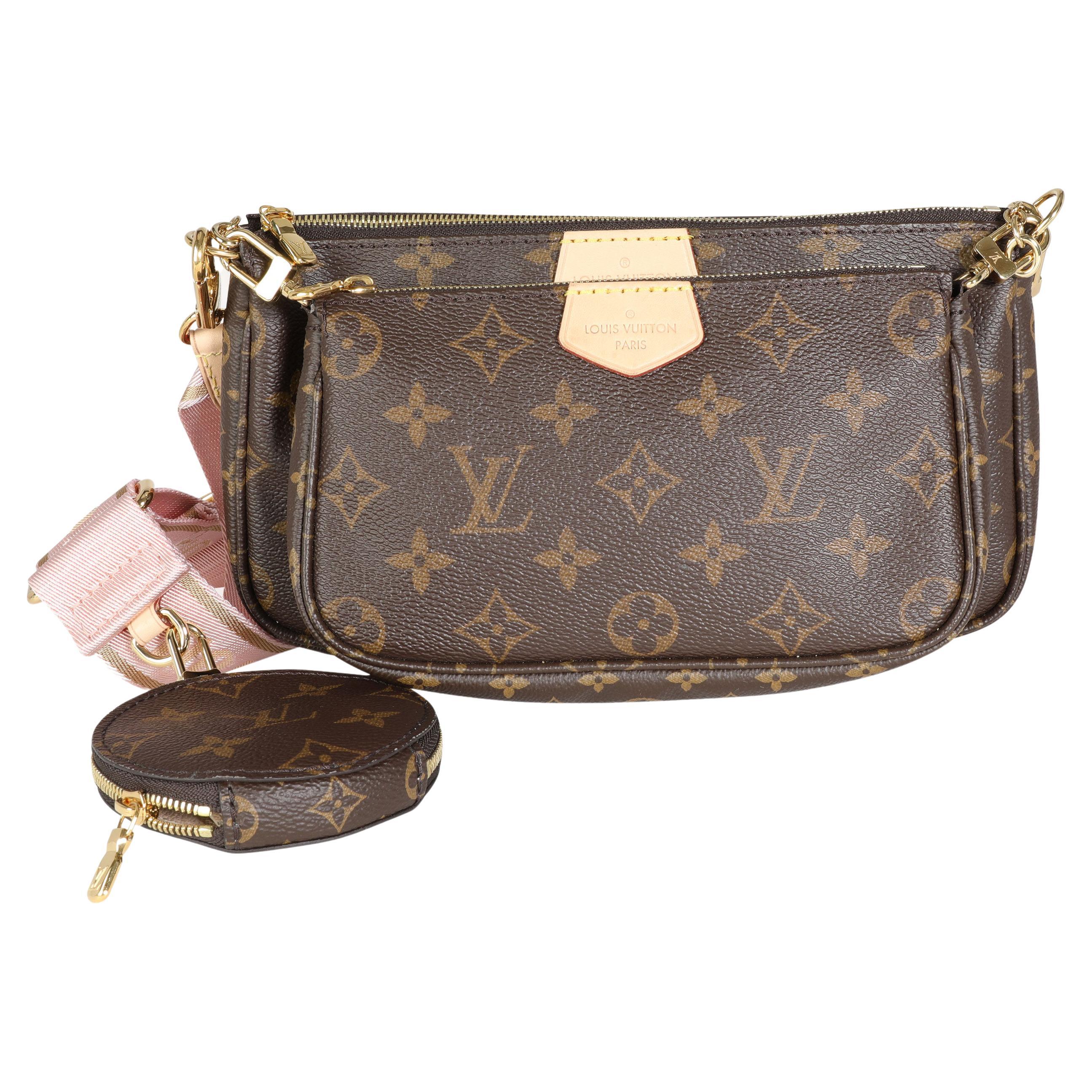 Louis Vuitton Monogram Canvas and Light Pink Multi-Pochette Accessoires For  Sale at 1stDibs
