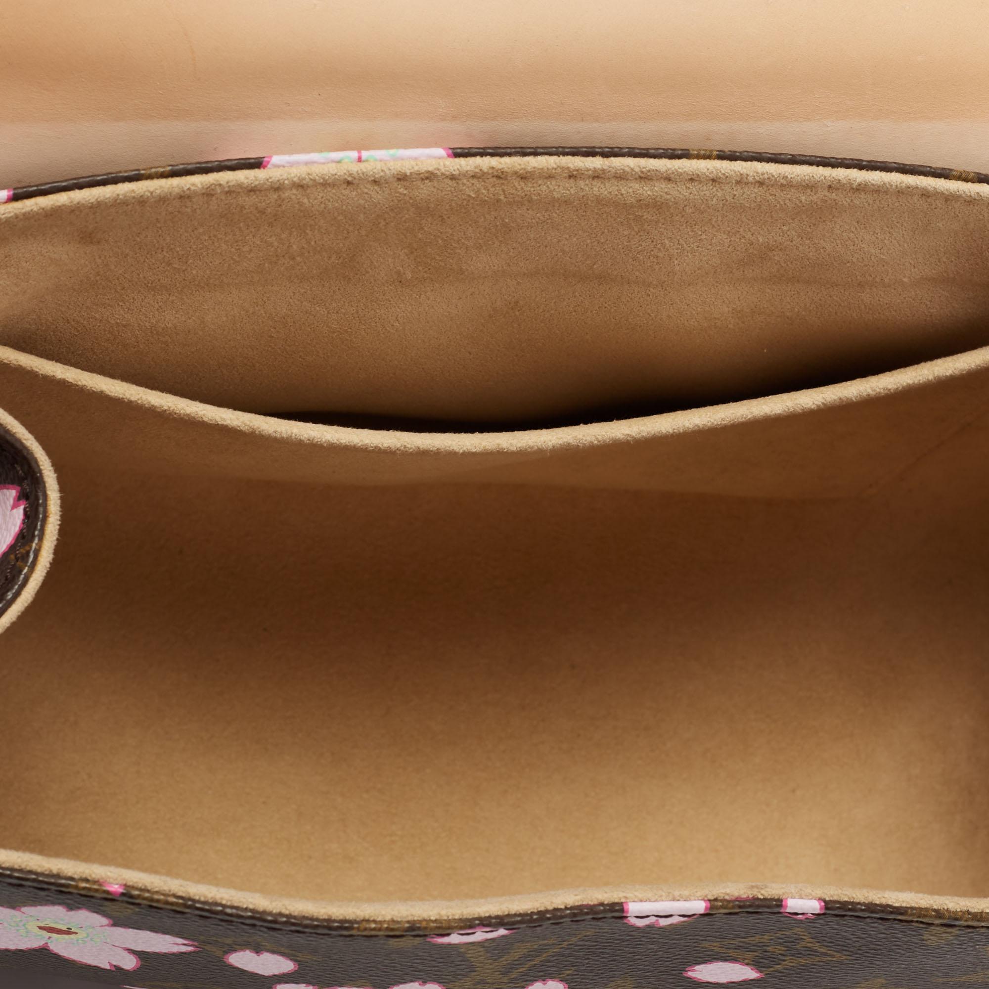 Louis Vuitton Monogram Canvas Limited Edition Cherry Blossom Sac Retro PM Bag 3