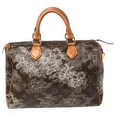 Louis Vuitton Monogram Canvas Limited Edition Dentelle Speedy 30 Bag