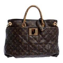 Louis Vuitton Monogrammierte Etoile Exotische GM Tasche aus Segeltuch Limitierte Auflage