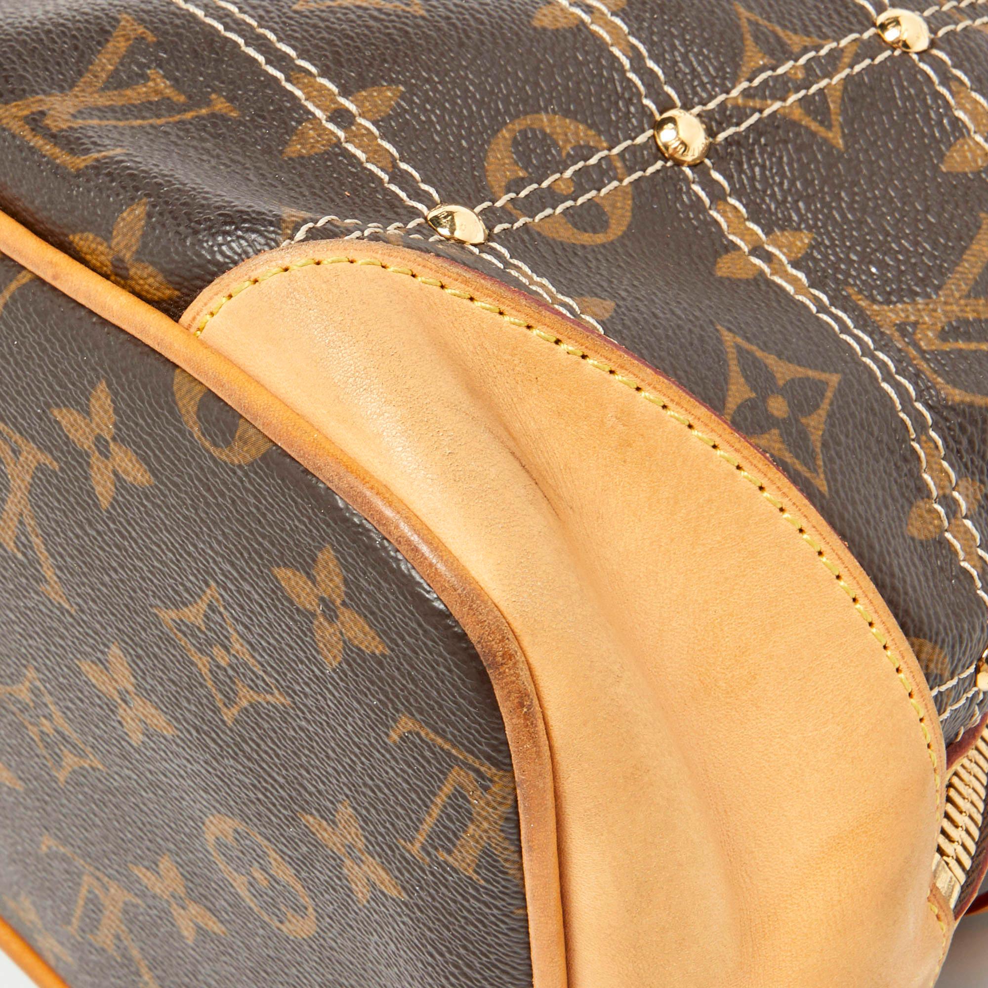 Louis Vuitton Monogram Canvas Limited Edition Riveting Bag In Good Condition In Dubai, Al Qouz 2