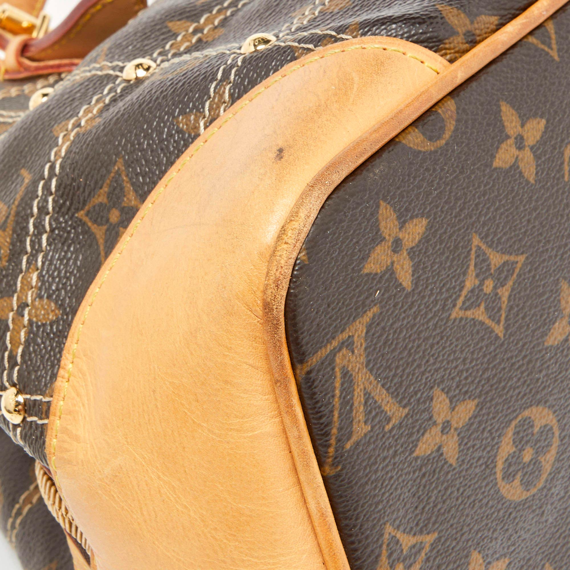Women's Louis Vuitton Monogram Canvas Limited Edition Riveting Bag