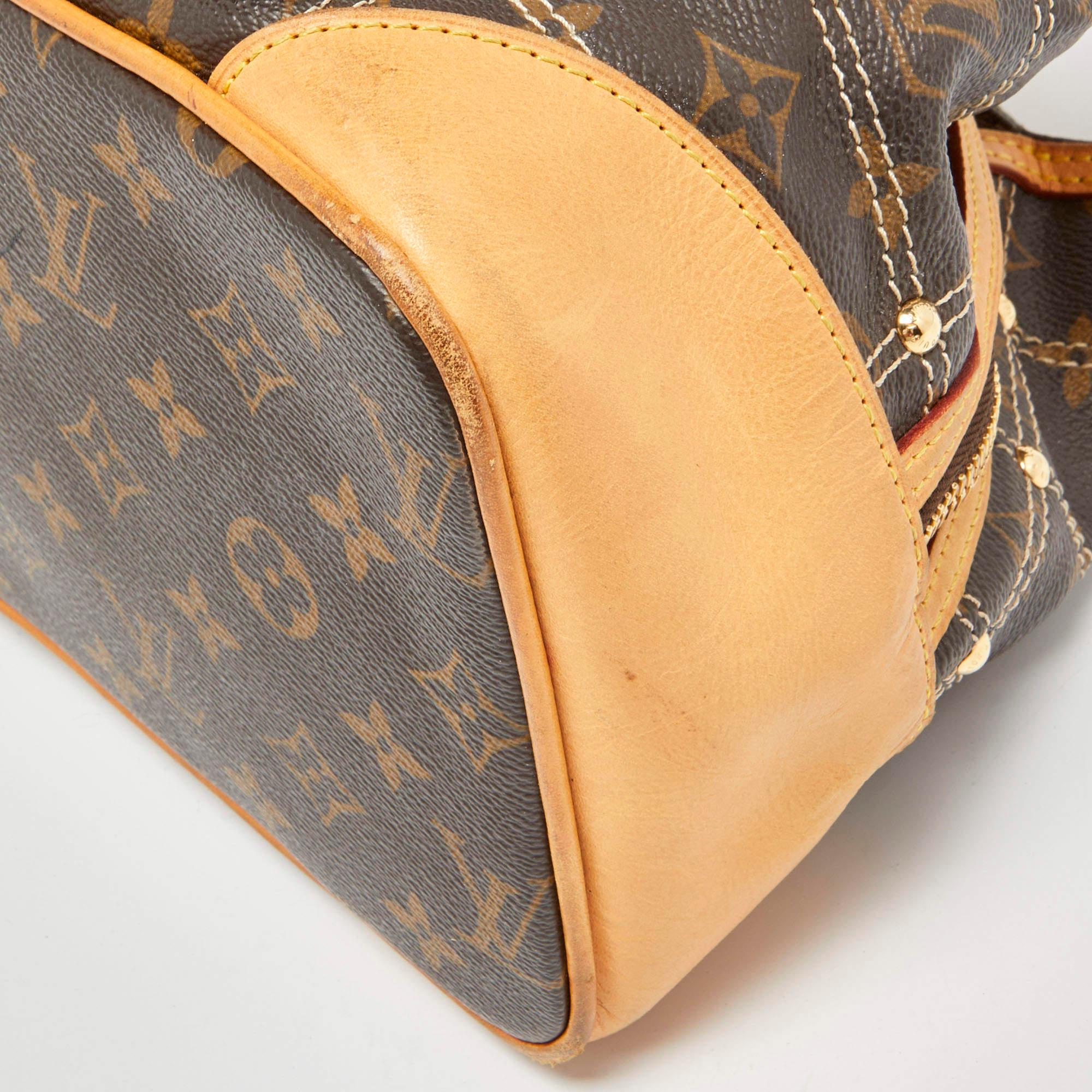 Louis Vuitton Monogram Canvas Limited Edition Riveting Bag 1