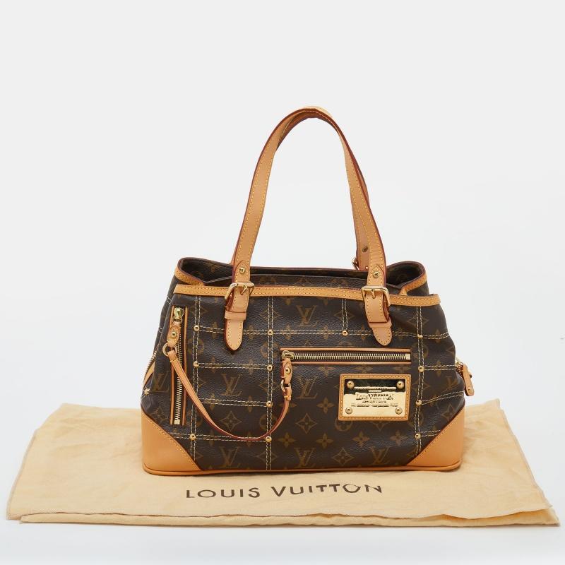 Women's Louis Vuitton Monogram Canvas Limited Edition Riveting Bag
