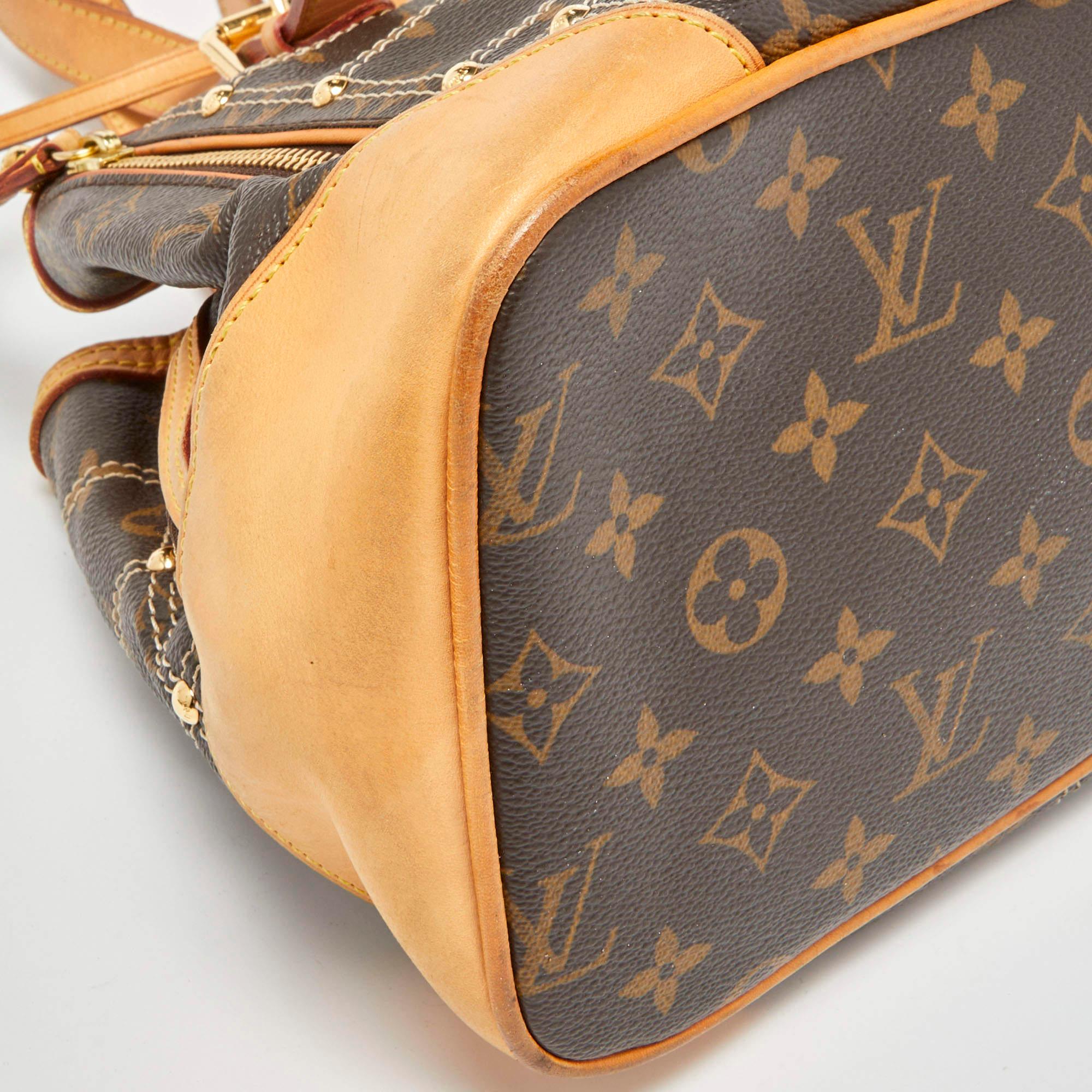Louis Vuitton Monogram Canvas Limited Edition Riveting Bag 2