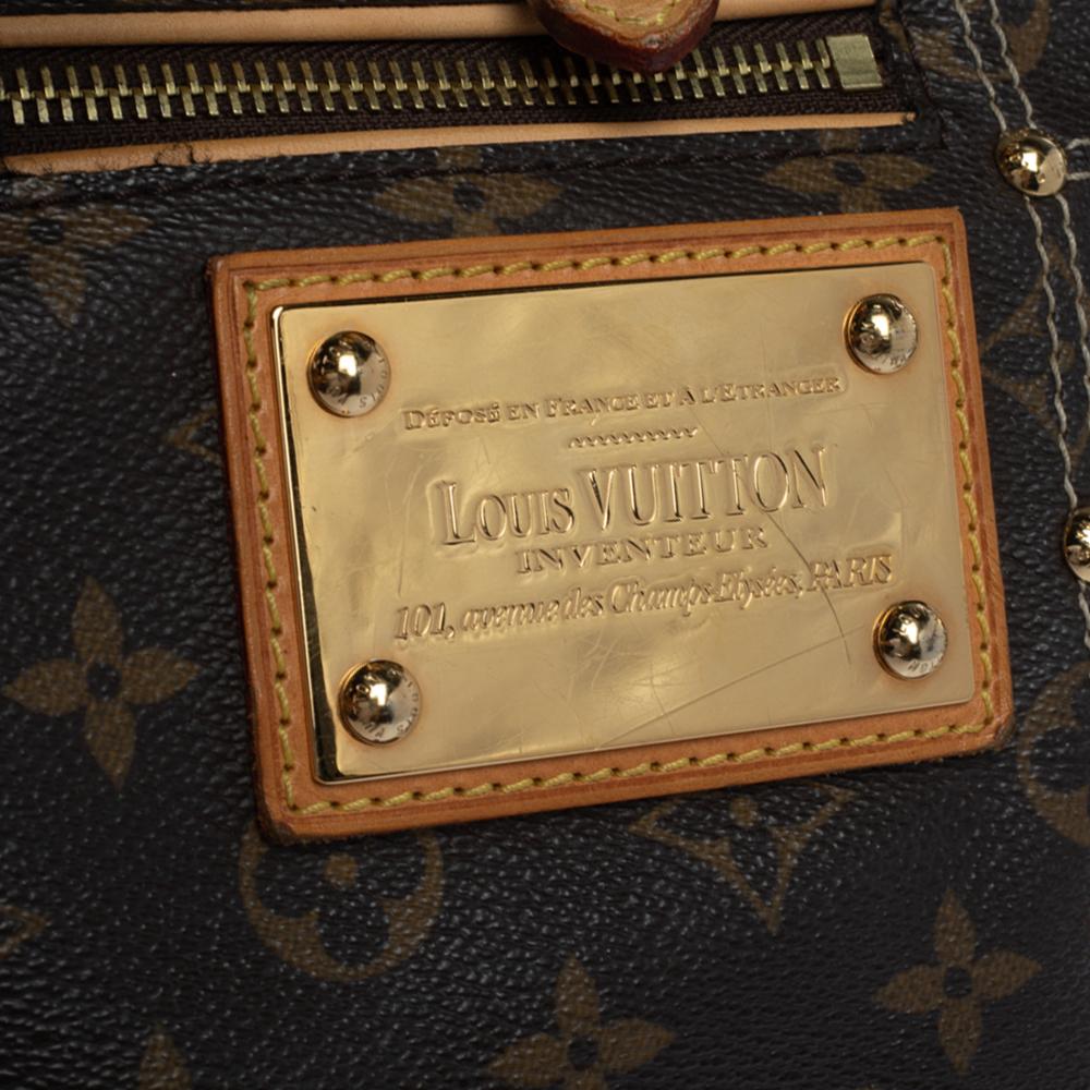 Louis Vuitton Monogram Canvas Limited Edition Riveting Bag 3