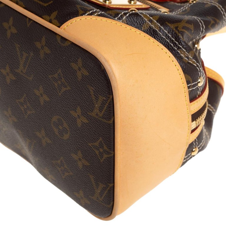LOUIS VUITTON Limited Edition Monogram Canvas Riveting Bag For Sale at  1stDibs