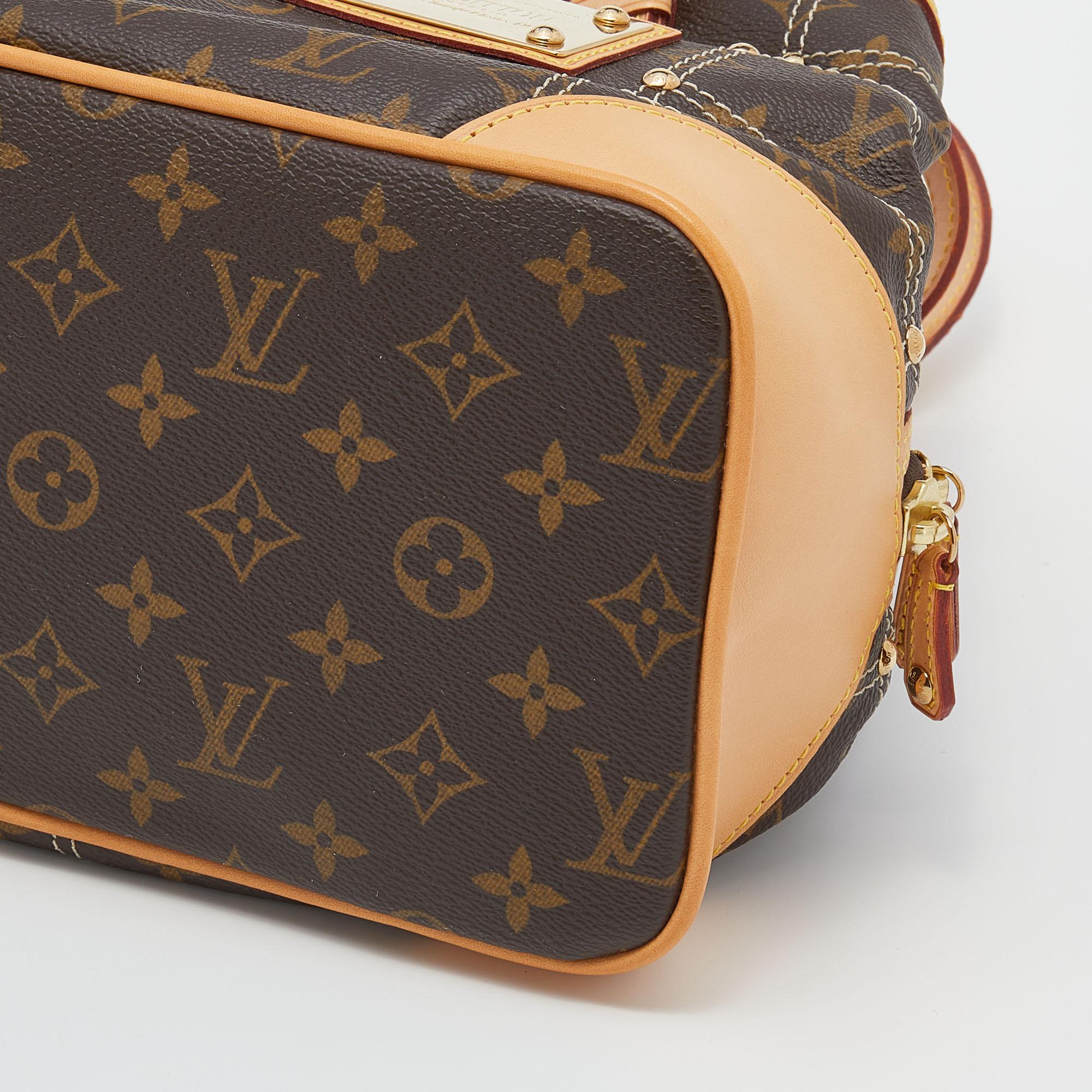 Louis Vuitton Monogram Canvas Limited Edition Riveting Bag 2