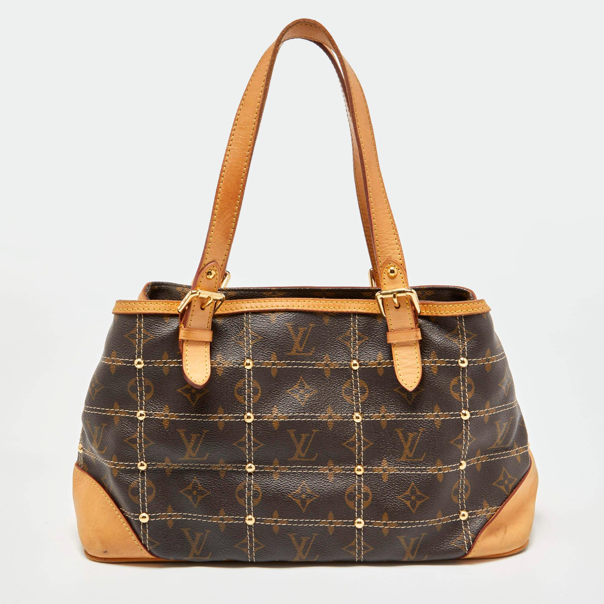 Louis Vuitton Monogram Canvas Limited Edition Riveting Bag 4