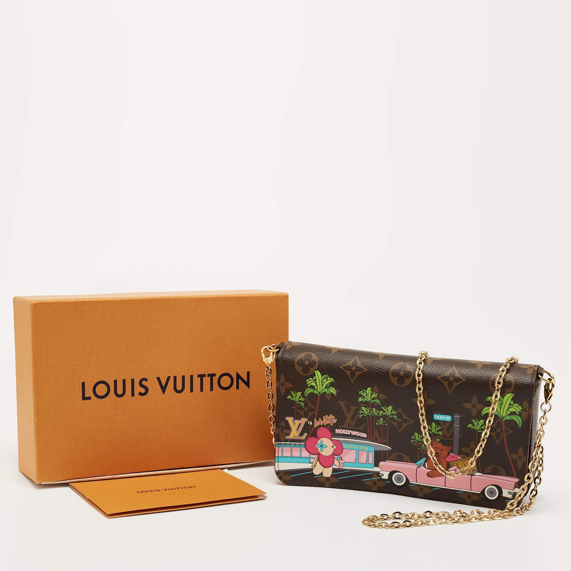 Louis Vuitton Monogram Canvas Limited Edition Vivienne Felicie Pochette Bag 9