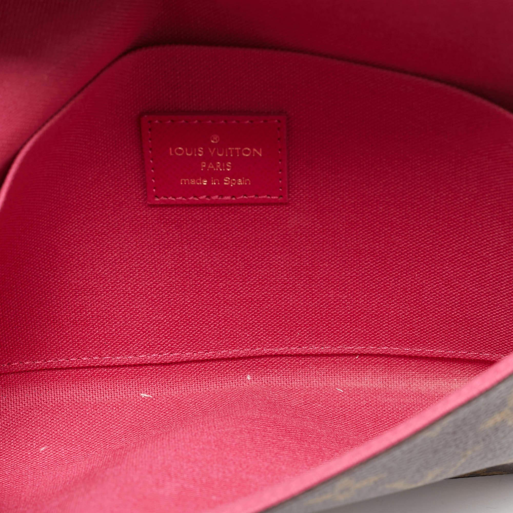 Louis Vuitton Monogram Canvas Limited Edition Vivienne Felicie Pochette Bag 1
