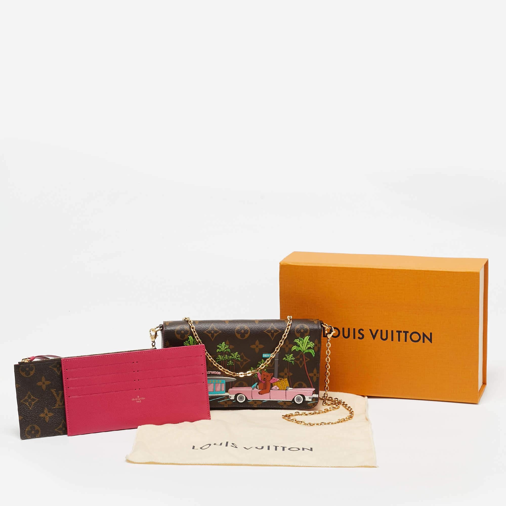 Louis Vuitton Monogram Canvas Limited Edition Vivienne Felicie Pochette Bag 3