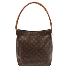 Louis Vuitton Rare Monogram Loop Chain Hobo Crossbody Croissant Bag  1118lv34 For Sale at 1stDibs