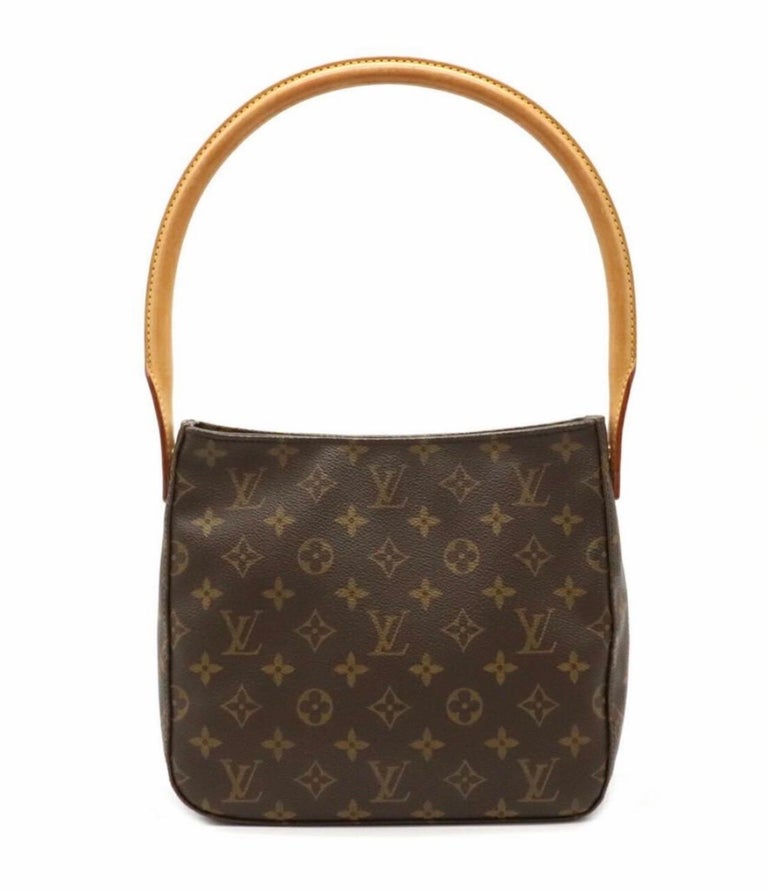 LOUIS VUITTON MONOGRAM CANVAS LOOPING MM Shopping Shoulder Bag, Vintage In Excellent Condition For Sale In New York, NY