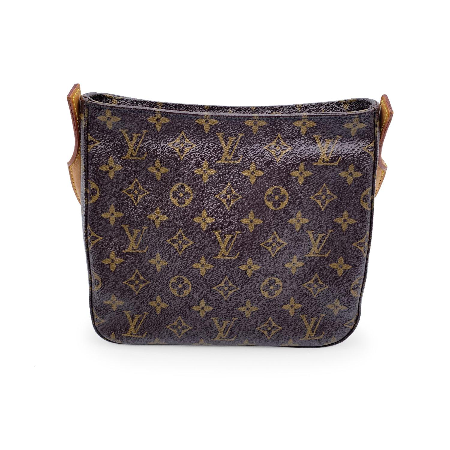 Black Louis Vuitton Monogram Canvas Looping MM Shoulder Bag M51146