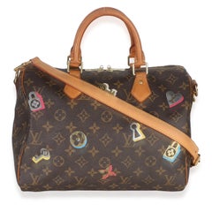 Louis Vuitton Monogram Canvas Love Lock Speedy Bandouliere 30