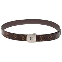 Louis Vuitton Monogram Canvas LV Cut Belt 85CM