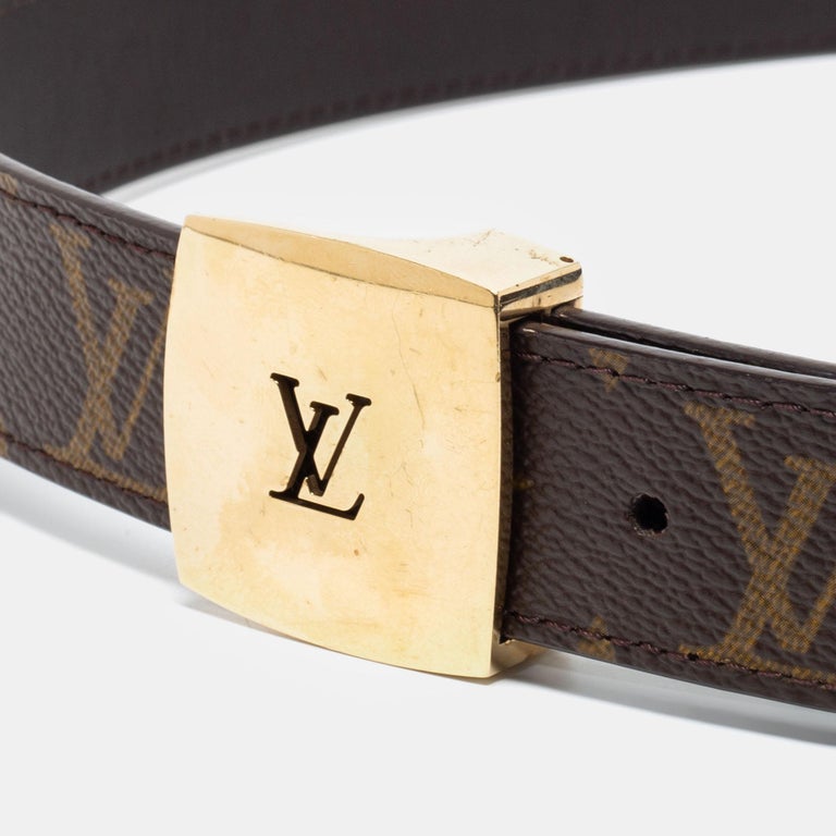 Louis Vuitton Monogram Canvas LV Cut Belt 90CM Louis Vuitton