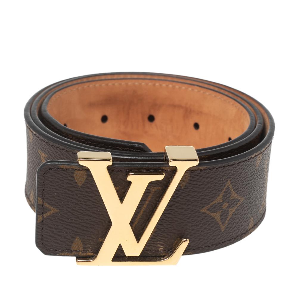 Louis Vuitton Monogram Canvas LV Initiales Belt 85CM In Good Condition In Dubai, Al Qouz 2