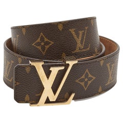 louis vuitton belt brown