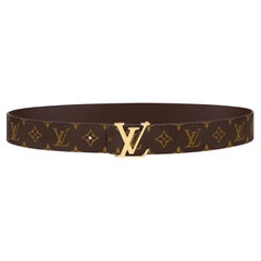 Louis Vuitton Monogram canvas LV Initials 40 MM Reversible Belt