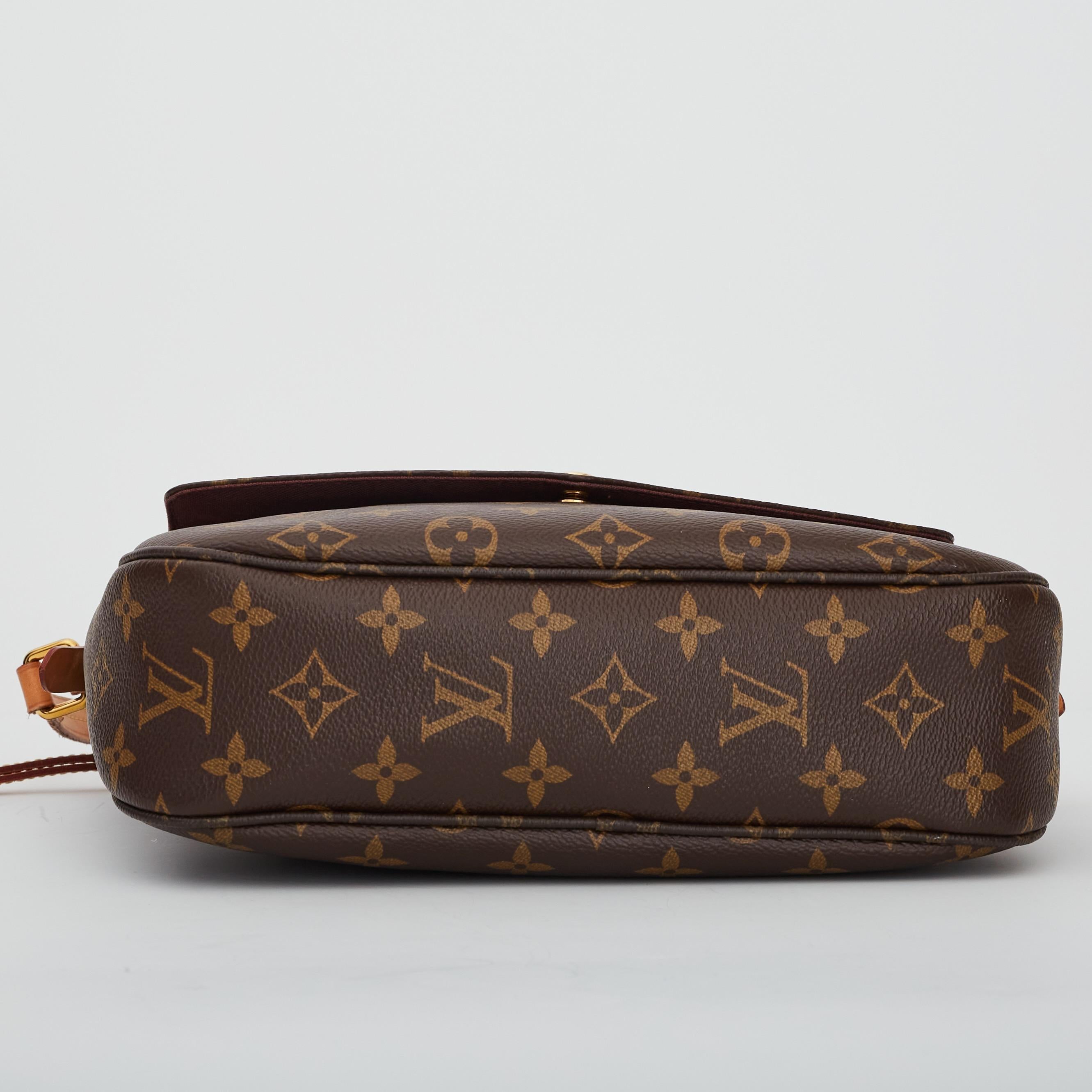 Louis Vuitton Monogrammierte Mabillon-Tasche aus Segeltuch (2017) im Zustand „Gut“ in Montreal, Quebec