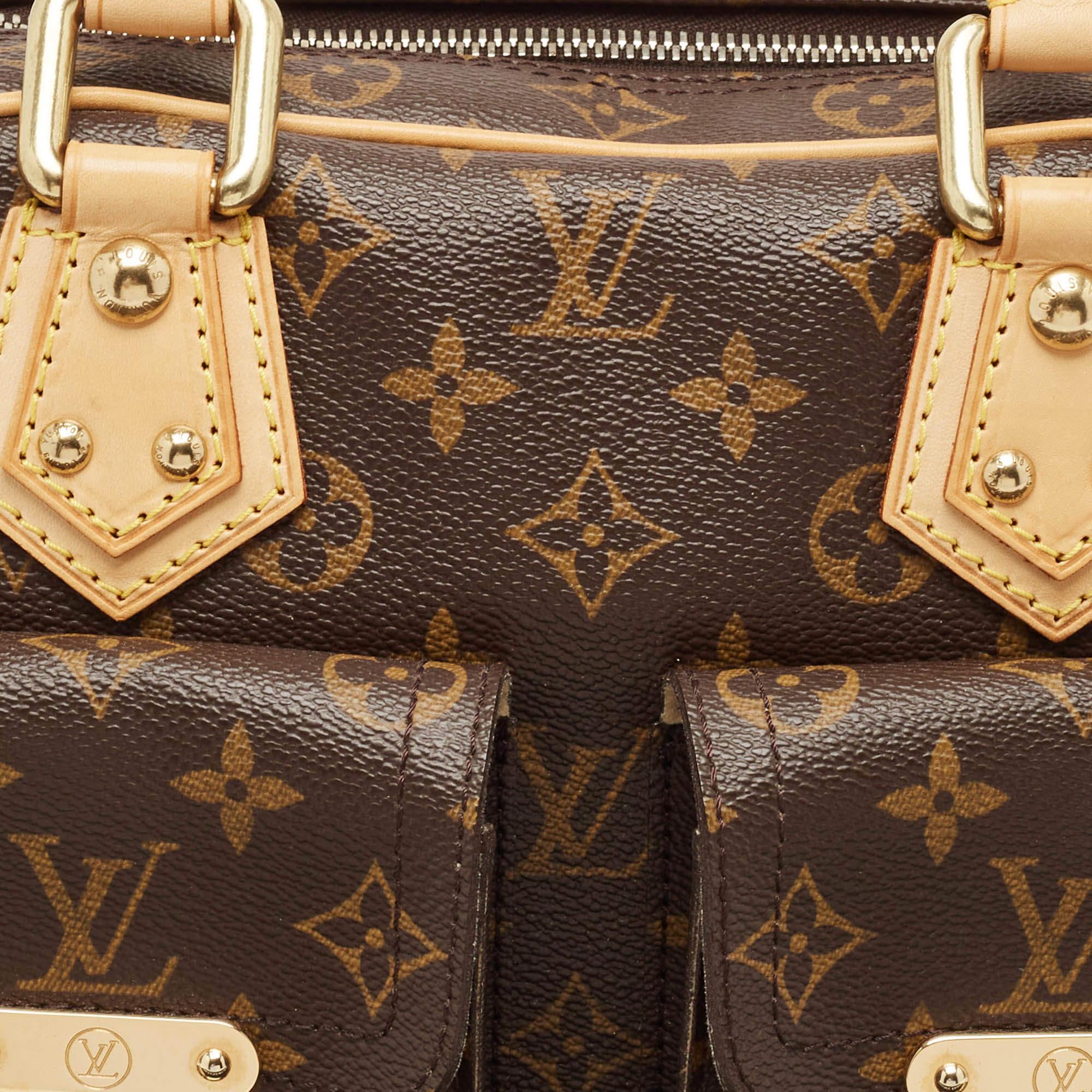 Women's Louis Vuitton Monogram Canvas Manhattan PM Bag