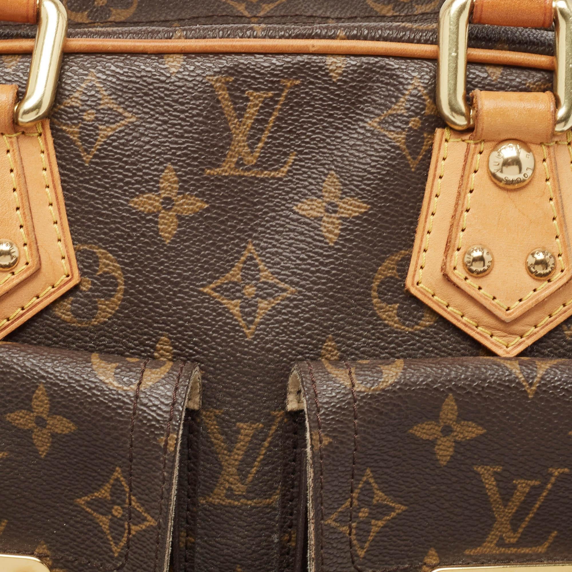 Women's Louis Vuitton Monogram Canvas Manhattan PM Bag