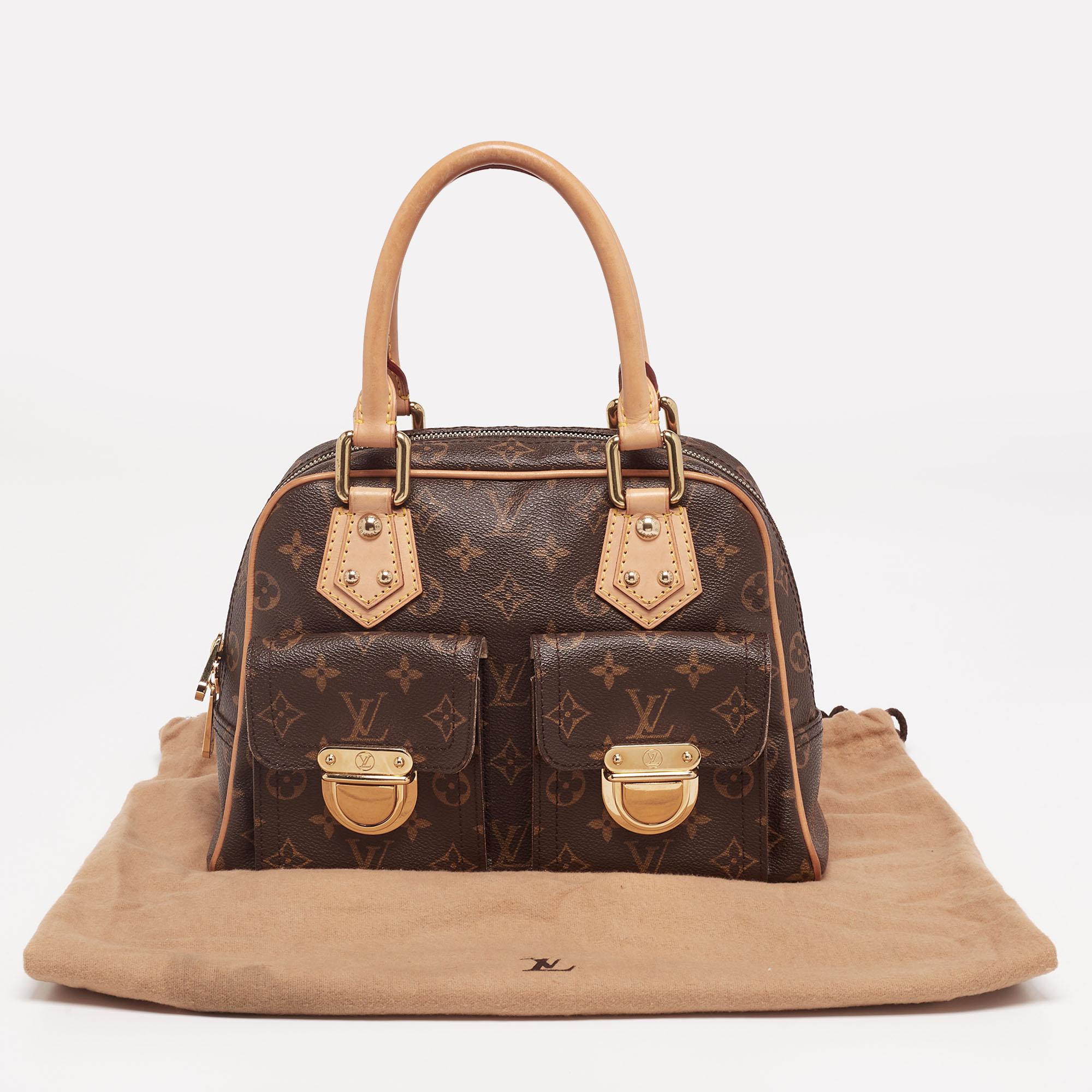 Women's Louis Vuitton Monogram Canvas Manhattan PM Bag