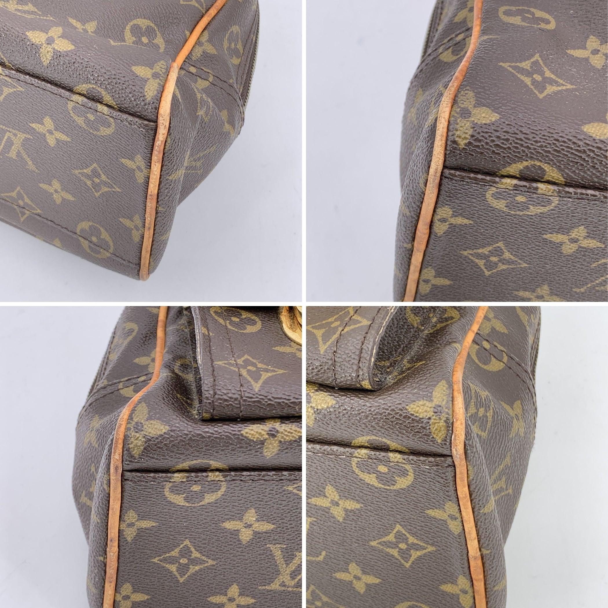 Louis Vuitton Monogram Canvas Manhattan PM Satchel Bag Handbag 1