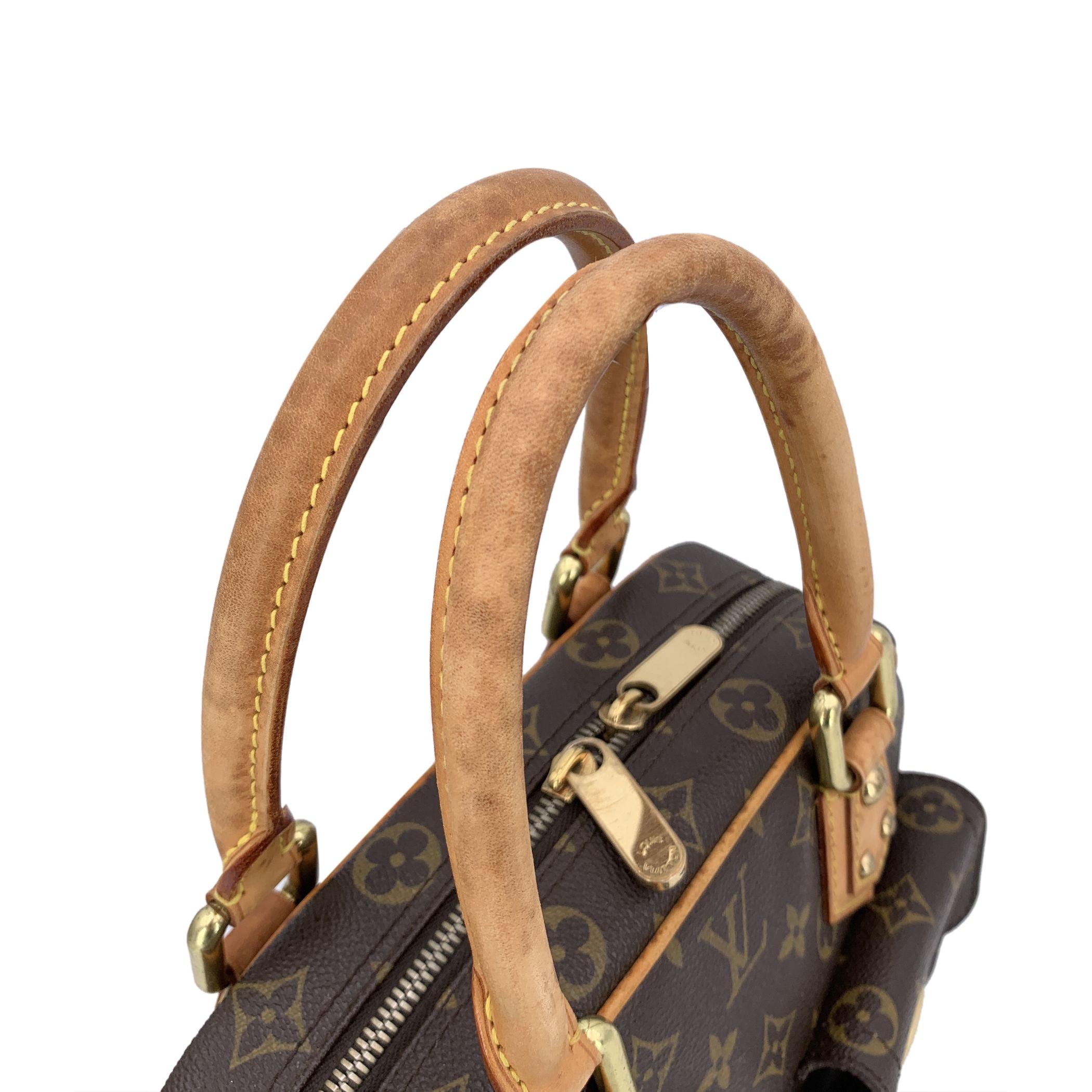 Louis Vuitton Monogram Canvas Manhattan PM Satchel Bag Handbag 2