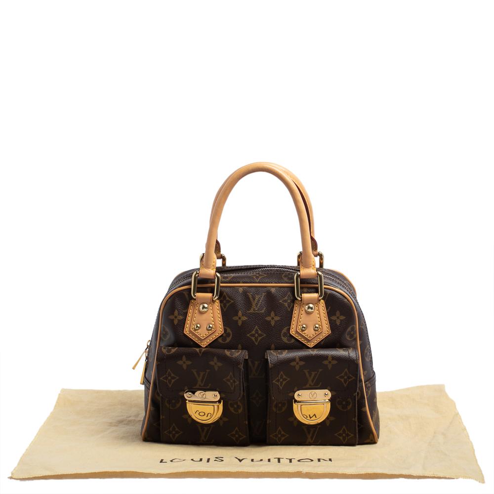 Louis Vuitton Monogram Canvas Manhattan PM Satchel 2