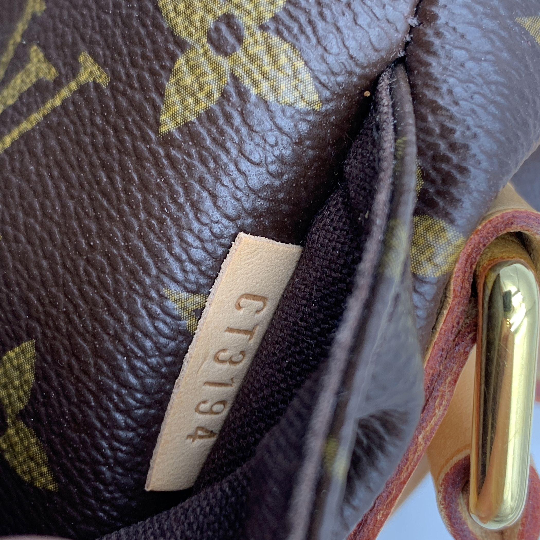 Louis Vuitton Monogram Canvas Menilmontant MM Crossbody Bag For Sale 1